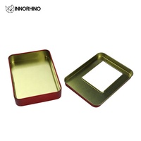 Boîte en étain alimentaire Logo personnalisé étui en étain cadeau Cookie métal Tarimisu gâteau conteneur thé café Snack boîte en fer blanc marque privée/personnalisé