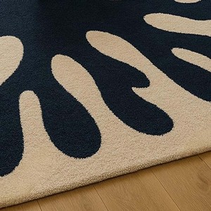 Tapis de luxe tufté à la main à motif abstrait, tapis moderne pour salon et chambre, tapis de sol antidérapant, durable et décoratif XL - Product Image 4