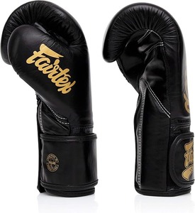 Guantes de boxeo Fairtex personalizados OEM, guantes profesionales de cuero auténtico para MMA, Muay Thai, entrenamiento de artes marciales, sparring y kickboxing. - Product Image 3