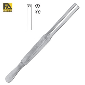 Pinces chirurgicales en acier inoxydable de haute qualité OEM/ODM, 2x3 dents, instrument manuel de pansement, classe I, certificat CE - Product Image 1
