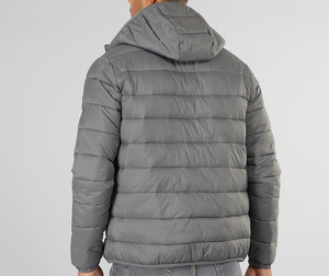 <b>Mens</b> Thermal Puffer <b>Jacket</b> Warm Hooded Full Zip Winter Insulated Casual Daily Wear Outdoor Coat Custom OEM ODM Wholesale - Product Image 6