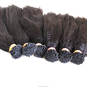 Extensiones de cabello humano rizado tipo K de alta calidad, color gris, para mujeres negras. - Product Image 4