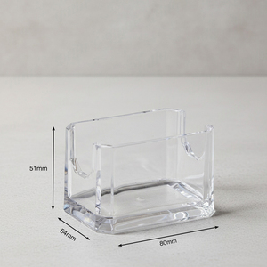 [Holar] Taiwan Made Food Grade Plastic Classic Transparent Clear Tea <b>Bag</b> <b>Holder</b> for Office Home Buffet Hotels - Product Image 3