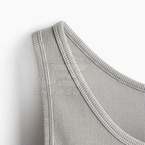 Camiseta sin Mangas para Hombre, Tejido Transpirable 100% Algodón de Secado Rápido, para Gimnasio, Ejercicio, Deportes al Aire Libre, Ropa Deportiva - Product Image 5