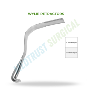 Écarteurs Wylie 4 et 7 pouces – Instrument de chirurgie neurochirurgicale de la colonne vertébrale pour la rétraction tissulaire - Product Image 2