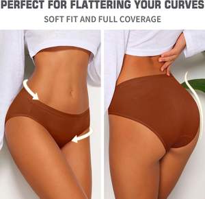 กางเกงชั้นในบิกินี่เอวต่ำสำหรับผู้หญิง Everyday Bliss เนื้อผ้านุ่ม ผสมคอตตอนและสแปนเด็กซ์ ระบายอากาศได้ดี ยืดหยุ่น กระชับพอดีตัว - Product Image 3