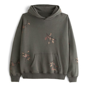 เสื้อฮู้ดดี้ปักลายเรียบง่ายสำหรับผู้ชาย ทรงปกติ สวมใส่สบาย ผ้าฟลีซถัก สไตล์ฤดูใบไม้ร่วง มีกระเป๋าหน้า เป็นมิตรต่อสิ่งแวดล้อม - Product Image 1