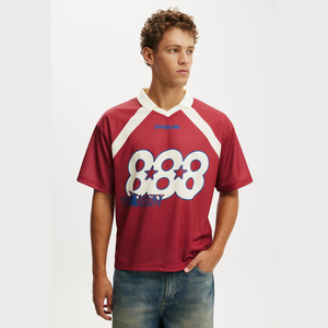 Men Baggy Mesh with Polyester Material <b>Down</b> Shoulder with Number t Shirt, Men Street Style Custom Made Baggy t Shirt Men - Product Image 6