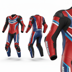 Traje de Motocicleta de Cuero Personalizado 2026 |   Especificaciones de Fabricación OEM |   Equipo Profesional Personalizado de Grado de Exportación - Product Image 4