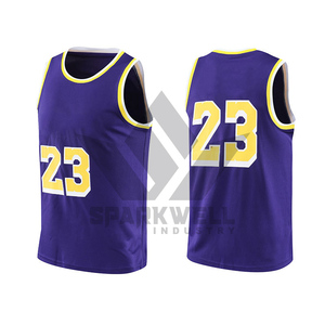 Maillot de basket blanc numéro 23, imprimé rouge, sans manches, coupe classique, unisexe adulte, vêtement de sport, sublimation, transfert du nom du joueur - Product Image 6