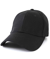 Casquette de baseball sportive en coton blanc à 5 panneaux, ajustable, décontractée, couleur unie, pour toutes les saisons