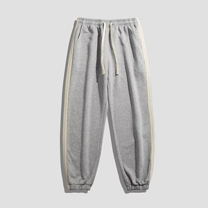 Pantalons décontractés tendance, respirants, pour hommes, pantalons oversize, pantalons de sport, pantalons de fitness, pantalons à séchage rapide, pantalons personnalisés avec logo pour hommes - Product Image 3