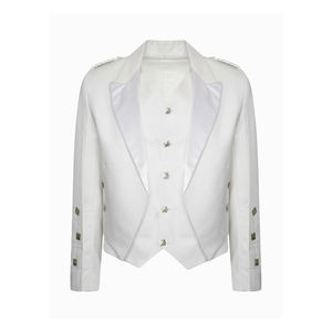 Chaqueta y Chaleco Escoceses Personalizados para Hombre, Estilo Príncipe Charlie, El Mejor Material Hecho para la Temporada de Primavera, 100% Alta Calidad - Product Image 1