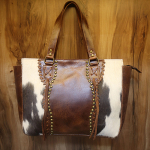 Sac fourre-tout en cuir de vachette, sac à bandoulière élégant en cuir de cheval, nouvelle collection, sac à main tendance, sac de shopping pour femme - Product Image 1