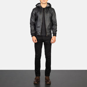 La Mejor Chaqueta de Cuero Genuino Hecha a Medida para Hombre 2026, Fabricante de Chaquetas de Cuero Premium - Product Image 3