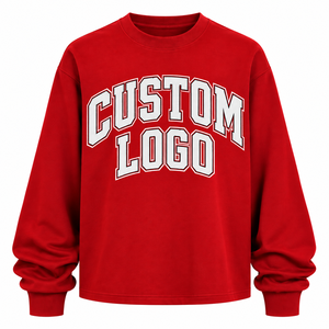 Camiseta de Manga Larga con Cuello Redondo Extra Grande para Hombre, Unisex, con Logotipo Personalizado Estampado, Ecológica, 300g, Impresión en Serigrafía, Venta al Por Mayor - Product Image 2