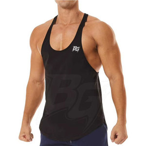 Best Selling Men Workout Stringer Tank <b>Top</b> 100% Cotton Premium Quality Moisture Wicking Fabric Lightweight Design Flexible Fit - Product Image 3