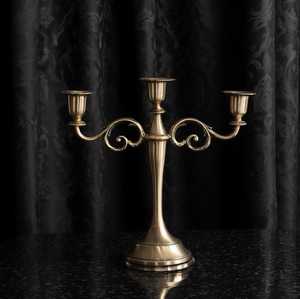 Modern Iron Metal Candelabra for Christmas Farmhouse Interior Decoration Handmade Gold & <b>Silver</b> Cozy Dining Ambiance - Product Image 3