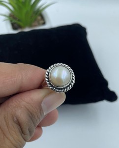 Anillo Delicado con Perla de Agua Dulce, Hecho a Mano, Plata de Ley 925, Chapado en Oro de 14K, Sin Níquel, Sin Plomo, Joyería Elegante para Regalo - Product Image 6
