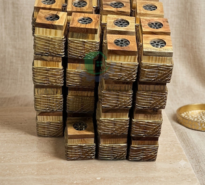Nouveau Porte-encens en bois de santal écologique, diffuseur d'aromathérapie enroulé de corde, boîte de rangement, présentoir de bureau - Product Image 1