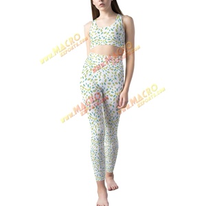 High Quality Custom Sublimation <b>Low</b> <b>Waist</b> Breathable Fitness <b>Leggings</b> with Solid Pattern Yoga Wear for Gym Use Custom Logo - Product Image 1