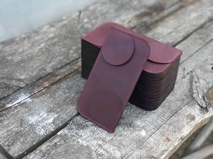 Porte-Billets Classique de Luxe en Cuir Véritable, Résistant à l'Eau, Léger, Fait Main pour la Restauration, la Vente au Détail, en Gros LBH-0230 - Product Image 3