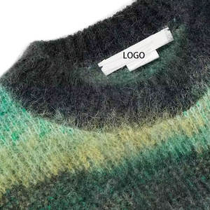 Suéter de Mohair para Hombre, Estilo Moderno y a la Moda, Transpirable, con Logotipo Frontal Personalizable, de Alta Calidad - Product Image 4