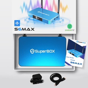 ซูเปอร์บ็อกซ์ S6 MAX มัลติมีเดีย เอนเตอร์เทนเมนท์ ฮับ ระบบแอนดรอยด์ 12 แรม 4GB รอม 64GB ไวไฟ 6 รีโมทสั่งงานด้วยเสียง รองรับการเล่นซ้ำรายสัปดาห์ จัดส่งถึงไทย - Product Image 3