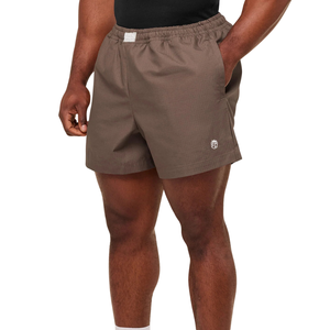 Pantalones Cortos Deportivos para Hombre, Ajuste Holgado de 5 Pulgadas, para Gimnasio, Entrenamiento, Culturismo, Color Marrón Suave - Product Image 2