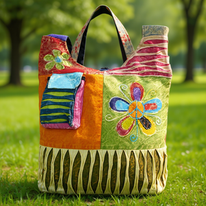 Sac cabas en coton pour femme - Product Image 3