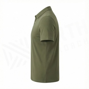 เสื้อโปโลผู้ชายแบบสบายๆ คุณภาพสูง สีสันตามสั่ง โลโก้สั่งทำได้ เนื้อผ้าหนา ระบายอากาศดี เหมาะสำหรับกีฬากอล์ฟและกิจกรรมกลางแจ้ง - Product Image 3