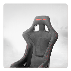 Siège de jeu racing personnalisé Apex FRP Alcantara, design baquet respirant et luxueux pour simulateurs, équipement de performance e-sport - Product Image 3