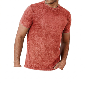 T-shirt Homme Coupe Droite Écologique Respirant Délavé à l'Acide Haute Qualité Streetwear Prix de Gros Séchage Rapide - Product Image 1