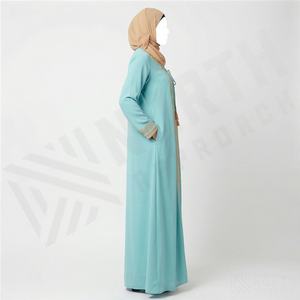 Abaya pour femmes, vêtements décontractés, prix raisonnable, nouveau design tendance, fabrication en usine, toutes tailles disponibles, vêtements islamiques modestes - Product Image 3