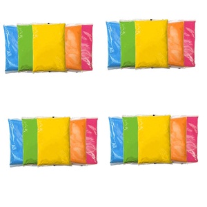 Wholesale 100g Ziplock Bag <b>Pack</b> Rainbow Holi Powder Non-toxic Food Grade Cornstarch Color Powder for Outdoor Event - Product Image 2