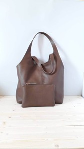 Practical Daily Carry Stylish Zipper Closure Leather <b>Bag</b> Hobo Customizable Durable Outdoor Use New Design soft Leather <b>Bag</b> Hobo - Product Image 5