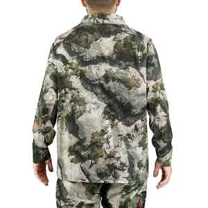 Camisa de Caza de Camuflaje para Hombre, Manga Larga, Tejido Softshell Transpirable de Poliéster, para Otoño - Product Image 3