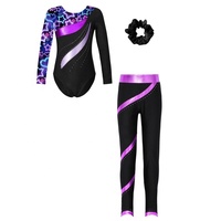 6-14 Stage Stage Danse Performance Porter Enfants Formation Dancewear Filles Compétition Justaucorps Pour Gymnastique Vêtements