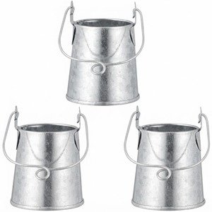 Wholesale Mini Galvanized Pails with Handles Small Metal <b>Buckets</b> for Wedding Party Favors Decorative <b>Tin</b> Pails In Lowest Price - Product Image 1