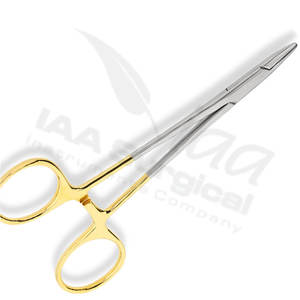 INSTRUMENTOS QUIRÚRGICOS IAA Portaagujas Manual Multiusos de Acero Inoxidable, Instrumento Quirúrgico Modelo ISI-NH-27 CE - Product Image 4