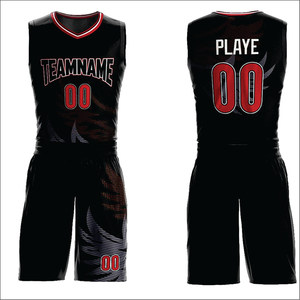 Uniforme de Baloncesto Personalizable Ligero 100% Poliéster para Adultos, de Secado Rápido, Ajuste Cómodo, Transpirable, Estilo Impreso - Product Image 1