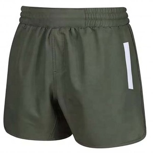 Shorts de boxe pour hommes respirants, imperméables, extensibles dans quatre directions, entrejambe de 4 pouces, fente haute, motif de sublimation personnalisé, mouvements libres - Product Image 1