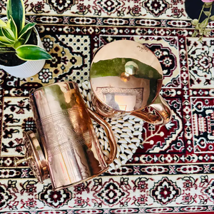 Ayurveda Pure <b>Copper</b> Eco-Friendly 1000-1500ml Customizable Water Kettles Restaurant and Hotel <b>Table</b> Decorative - Product Image 4