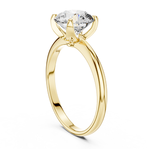 Premium 925 Sterling Silver Round Shape Moissanite <b>Diamond</b> <b>Ring</b> Wholesale Wedding Jewelry Supplier Manufacturer - Product Image 4