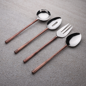 Ensemble de couverts professionnels en acier inoxydable pour la restauration, finition miroir moderne, couverts durables (couteau, cuillère, fourchette) au meilleur prix - Product Image 3