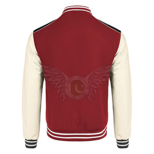 Blouson universitaire confortable pour homme, coupe classique, en mélange de laine, avec option de personnalisation de la marque - Product Image 2