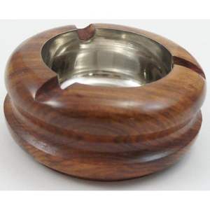 Cendrier en bois poli à la main, écologique et luxueux, décoration de fumeur haut de gamme - Product Image 5