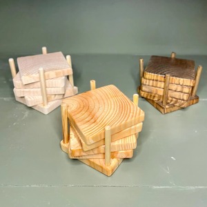 High Quality Natural Wooden Coasters Square Shape Wooden Finished <b>Kitchen</b> <b>Accessories</b> Food Grade - Product Image 2