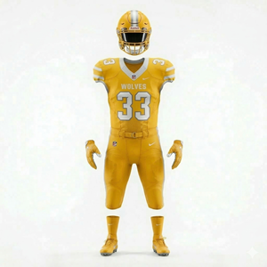 Conjunto de Uniforme de Fútbol Americano Personalizado para Adultos, Jersey y Pantalones con Sublimación de Alta Calidad, Ropa Deportiva de Entrenamiento - Product Image 5