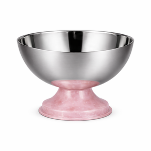 Bol en céramique avec base en résine verte, design élégant et raffiné pour la salle à manger, la cuisine, la décoration de la maison, bol de service décoratif de luxe - Product Image 2